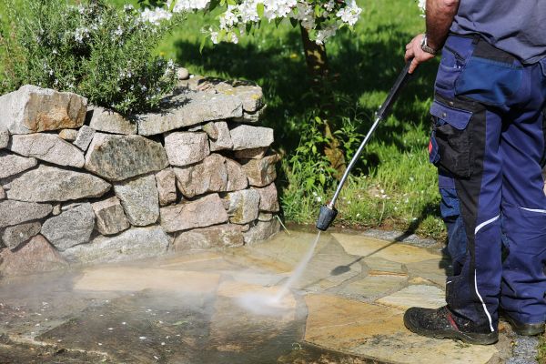 Stone Pressure Washing in Bryan
