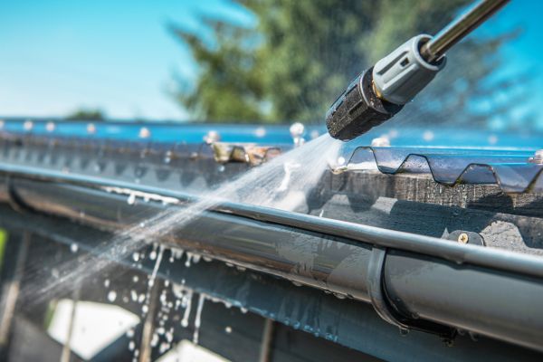 Gutter Jet Washing in Bryan