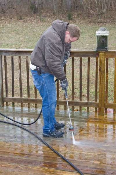 Balcony Power Washing in Bryan