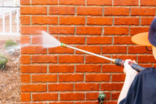 Wall Pressure Washing in Bryan